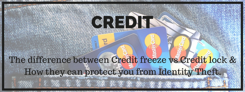 What is the difference between credit lock and credit freeze?